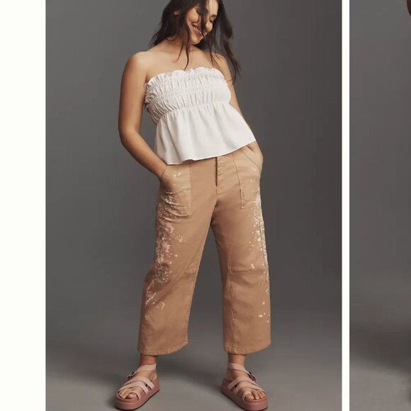 Brand New Pilcro Millie Low-Slung Barrel Pants - Picture 5 of 16